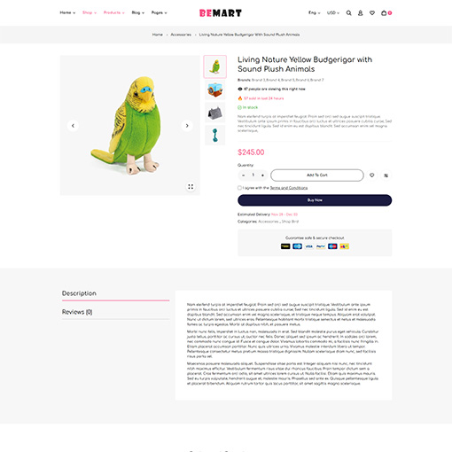 Single Product Thumbnail Right - Bemart | Multipurpose Woocommerce Wordpress Theme| WPThemeGo