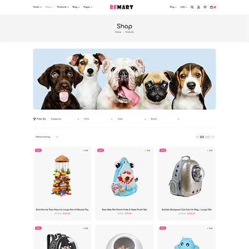 Shop Full Layout - Bemart | Multipurpose Woocommerce Wordpress Theme| WPThemeGo
