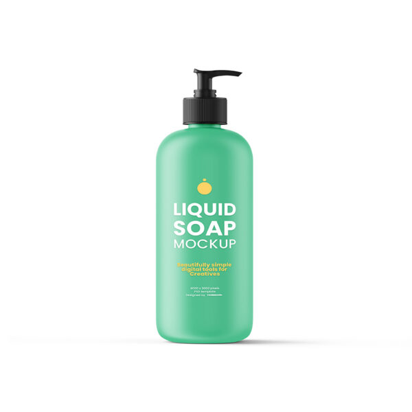 Liquid Soap Mockup Creatives Shine Beauty