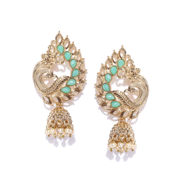 18K Gold Wedding Earrings Set for Women