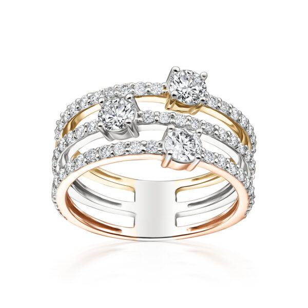18K Gold Initial Rings for Women Teen