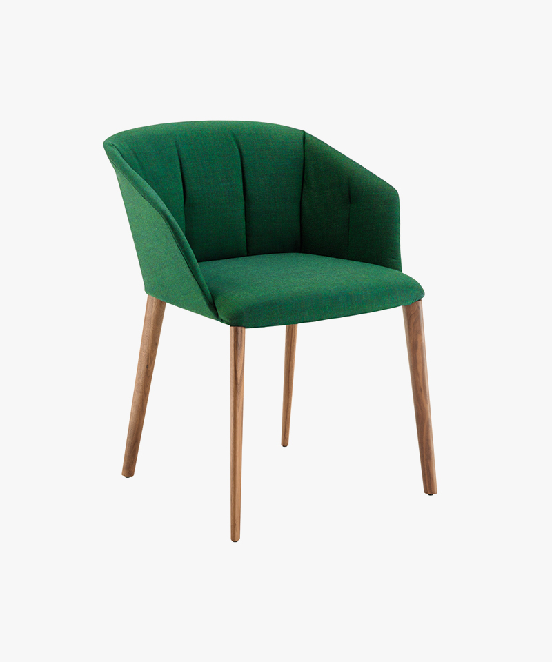 Bowtie Green Boucle Chair Mode