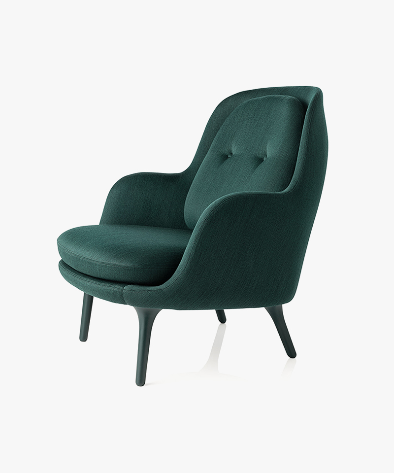 Klub Olive Green Dining Chair