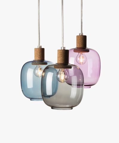Tiro 3-Light Aged Brass Pendant