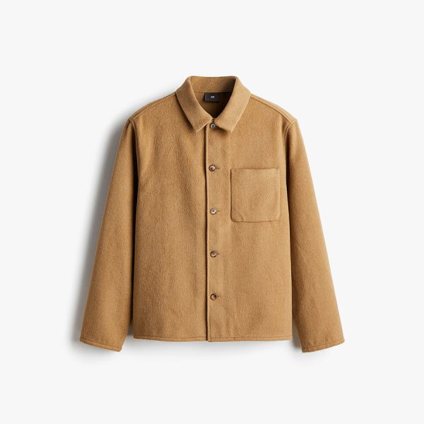 Regular Fit Brushed Overshirt