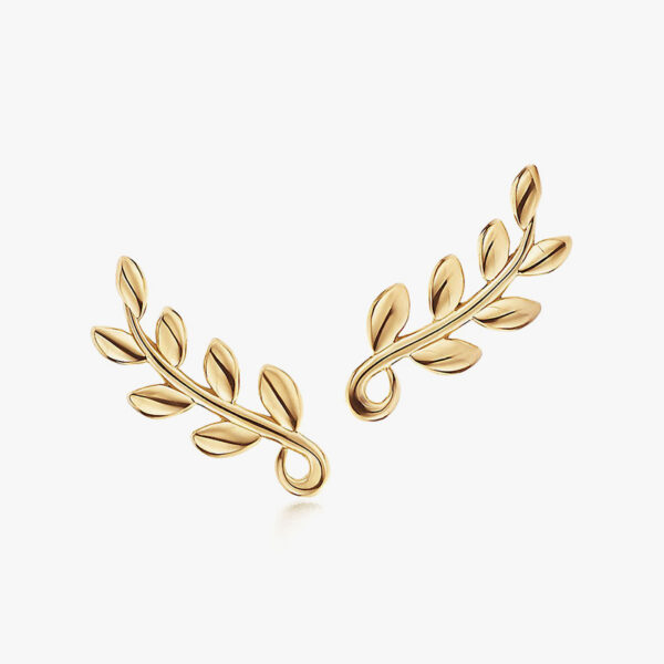 18K Gold Leaf Earrings