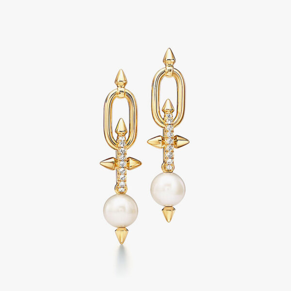 Gold Earrings Diamonds Earls