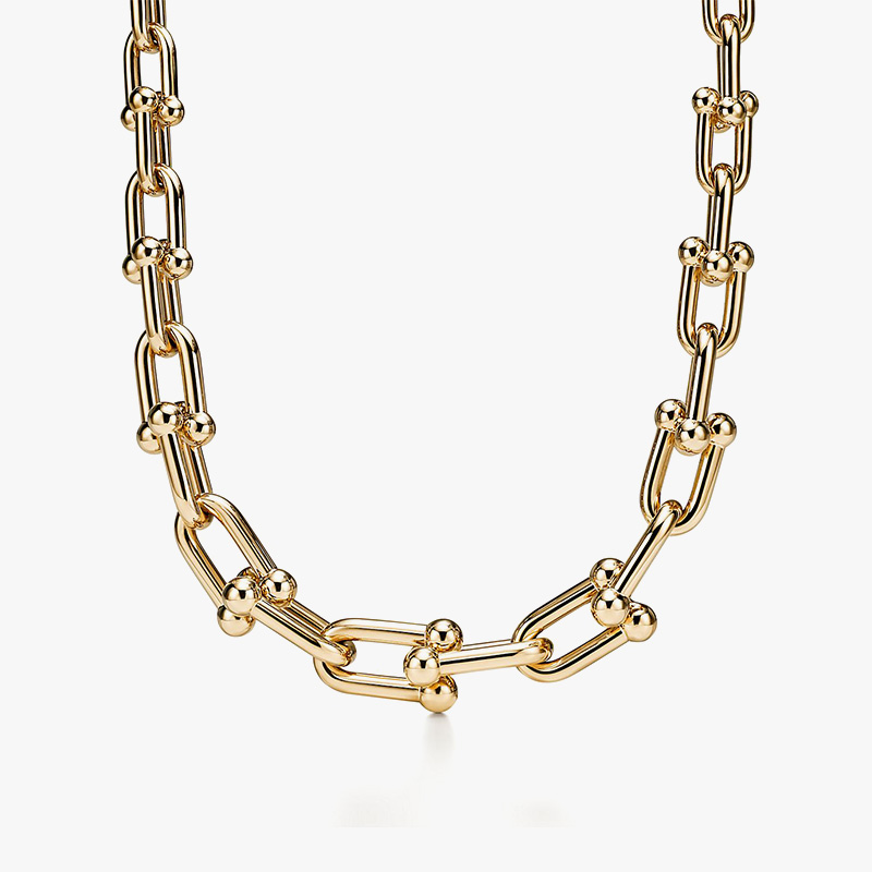 Stylized Gold Necklace