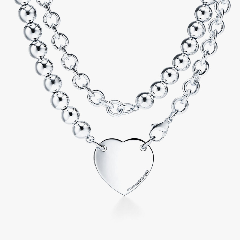 Silver Necklace With Sphere