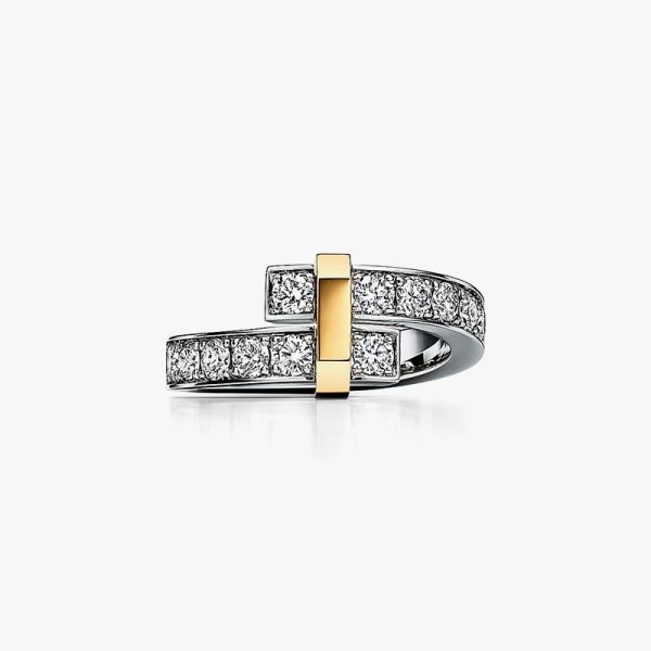White Gold Combination Ring