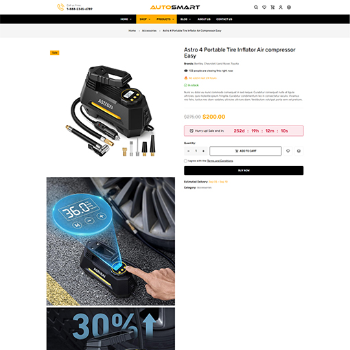 Single Product Style1 - Cartop | Multipurpose Woocommerce Wordpress Theme| WPThemeGo