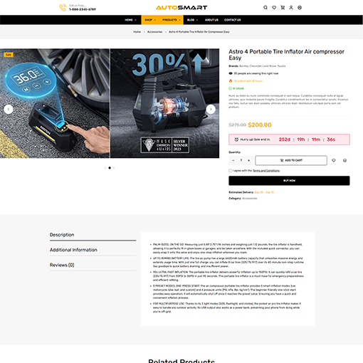 Single Product Style3 - Cartop | Multipurpose Woocommerce Wordpress Theme| WPThemeGo