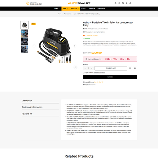 Single Product Thumbnail Left - Cartop | Multipurpose Woocommerce Wordpress Theme| WPThemeGo