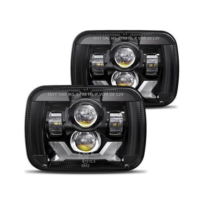 Pair of HWstar H6054 LED Headlights