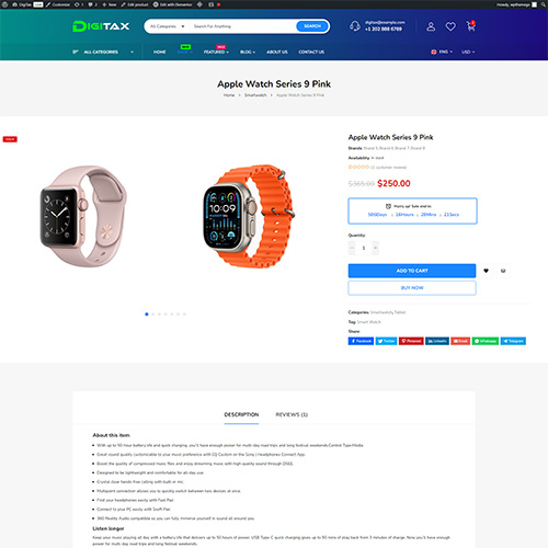 Single Product Style2 - DigiTax | Multipurpose Woocommerce Wordpress Theme| WPThemeGo