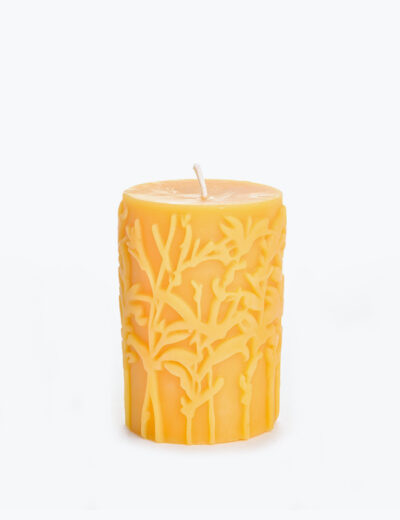 Yellow-christmas-candle