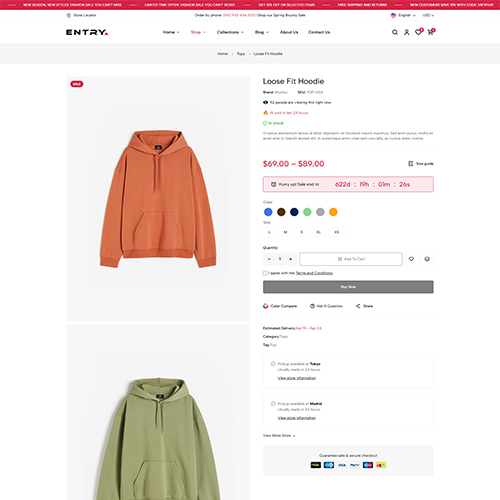 Single Product Style1 - Entry | Multipurpose Woocommerce Wordpress Theme| WPThemeGo