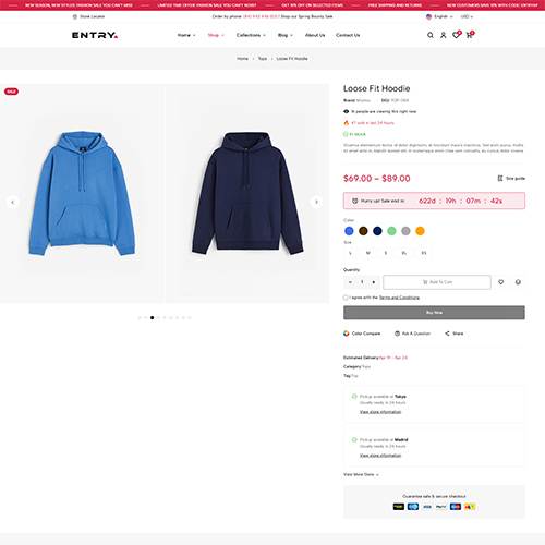 Single Product Style2 - Entry | Multipurpose Woocommerce Wordpress Theme| WPThemeGo