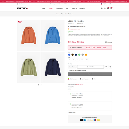 Single Product Style3 - Entry | Multipurpose Woocommerce Wordpress Theme| WPThemeGo