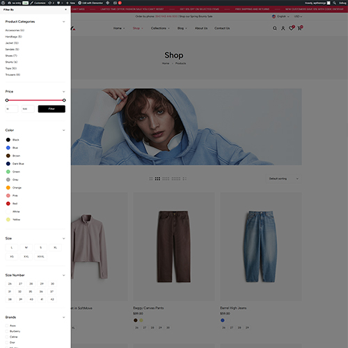 Shop Full Layout Expand Sidebar - Entry | Multipurpose Woocommerce Wordpress Theme| WPThemeGo