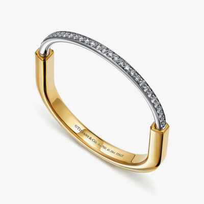 U Shaped Gold Bracelet