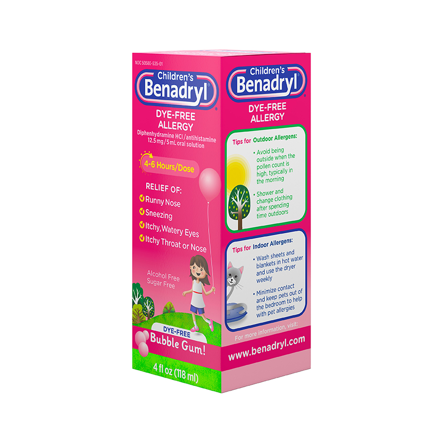 Benadryl Liquid Gum for Children