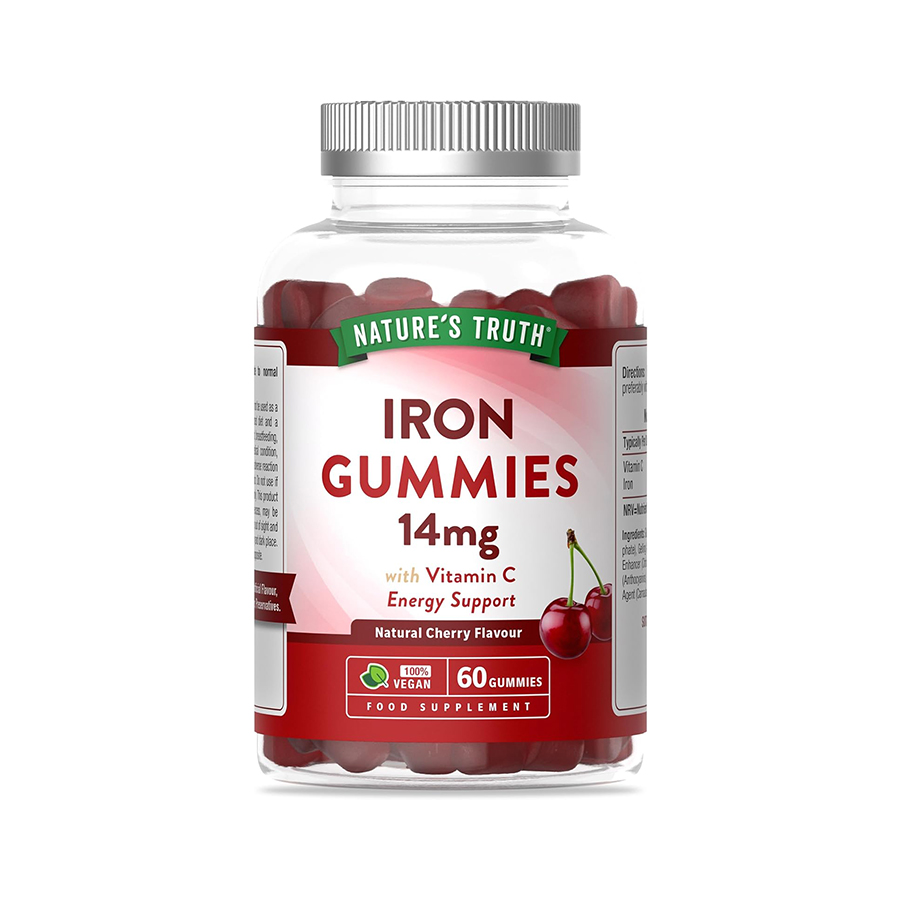 Iron Gummies with Vitamin C High Iron 14mg
