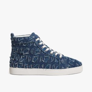 Christian Embroidered Denim Shoes