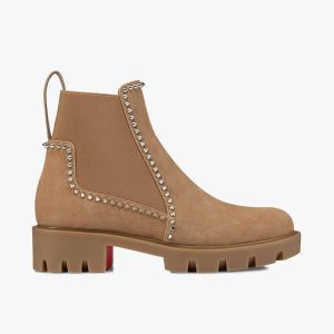 Christian Suede Ankle Boots