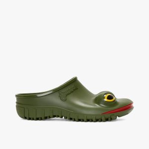Green Frog Rubber Slippers