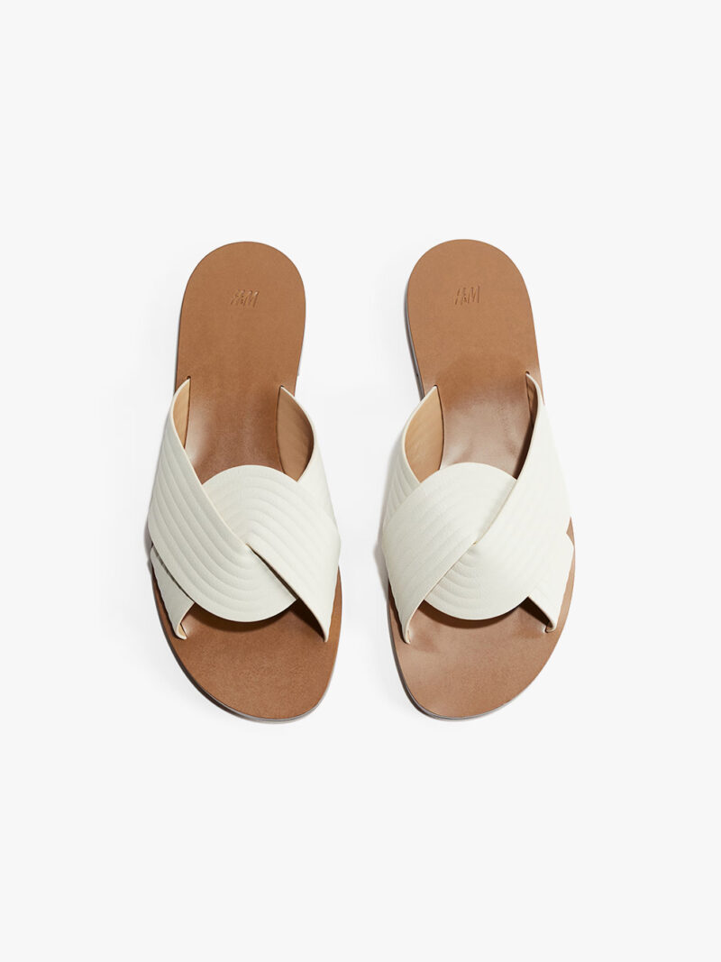 Fluted Strap Sandals