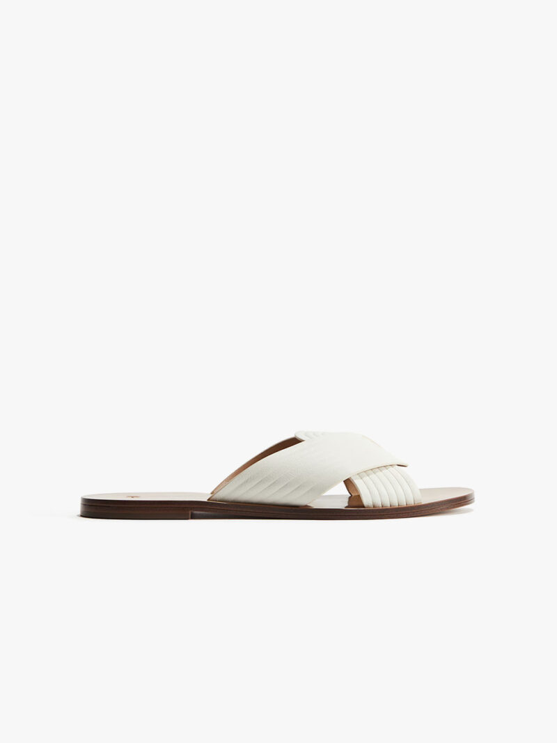 Fluted Strap Sandals