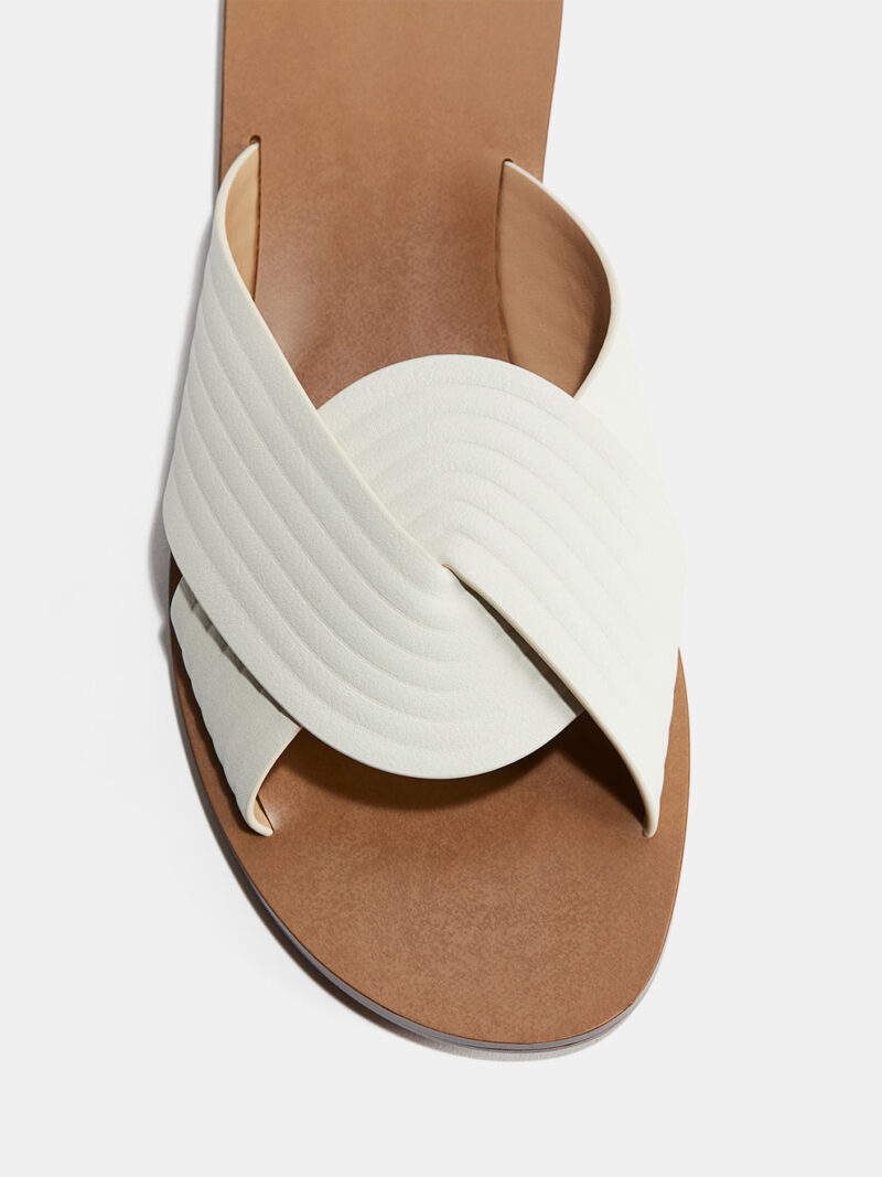 Fluted Strap Sandals