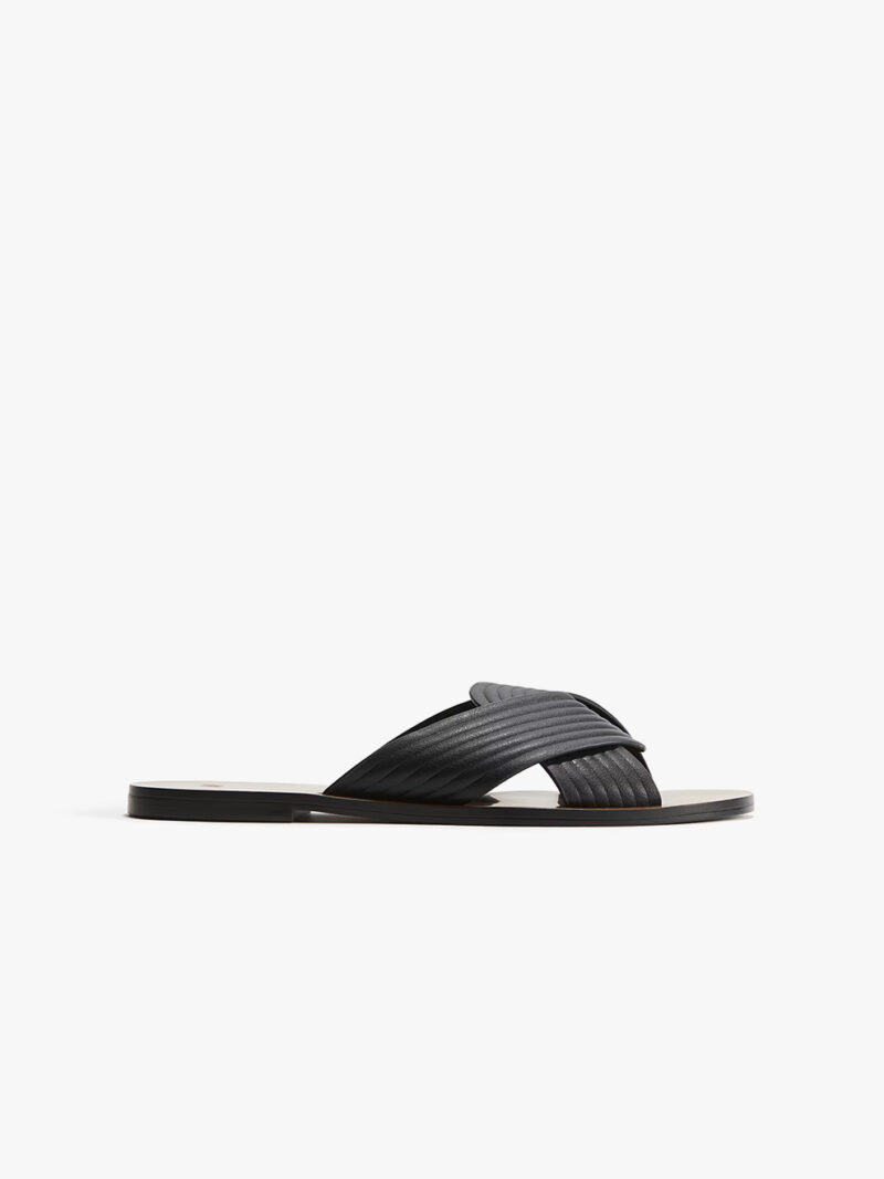 Fluted Strap Sandals