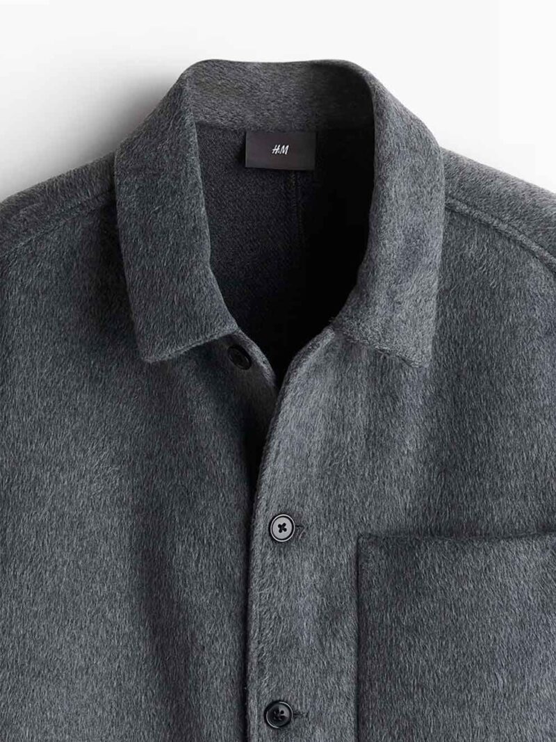 Regular Brushed Overshirt
