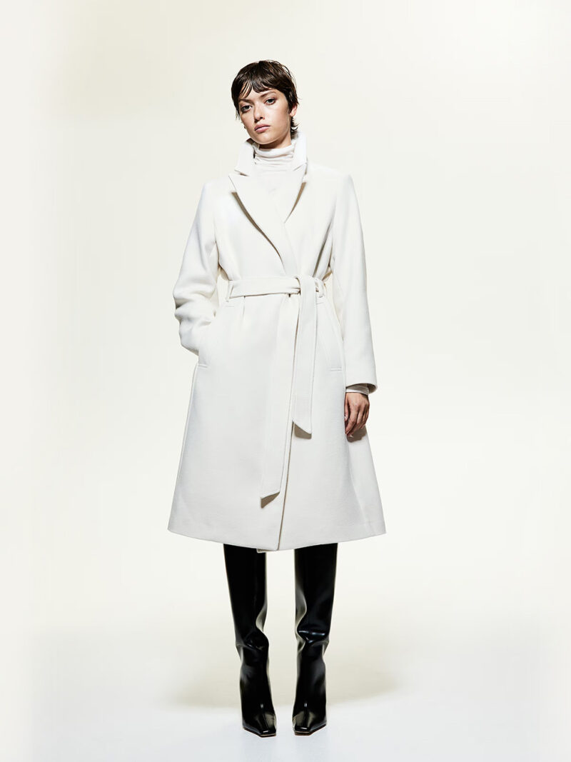 Tie Belt Coat