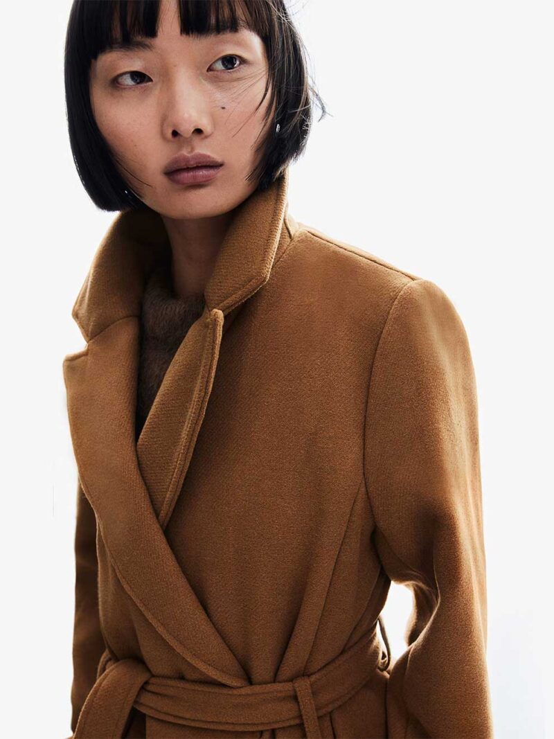 Tie Belt Coat