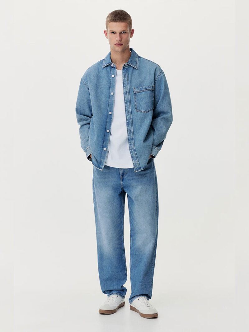 Regular Fit Denim Overshirt