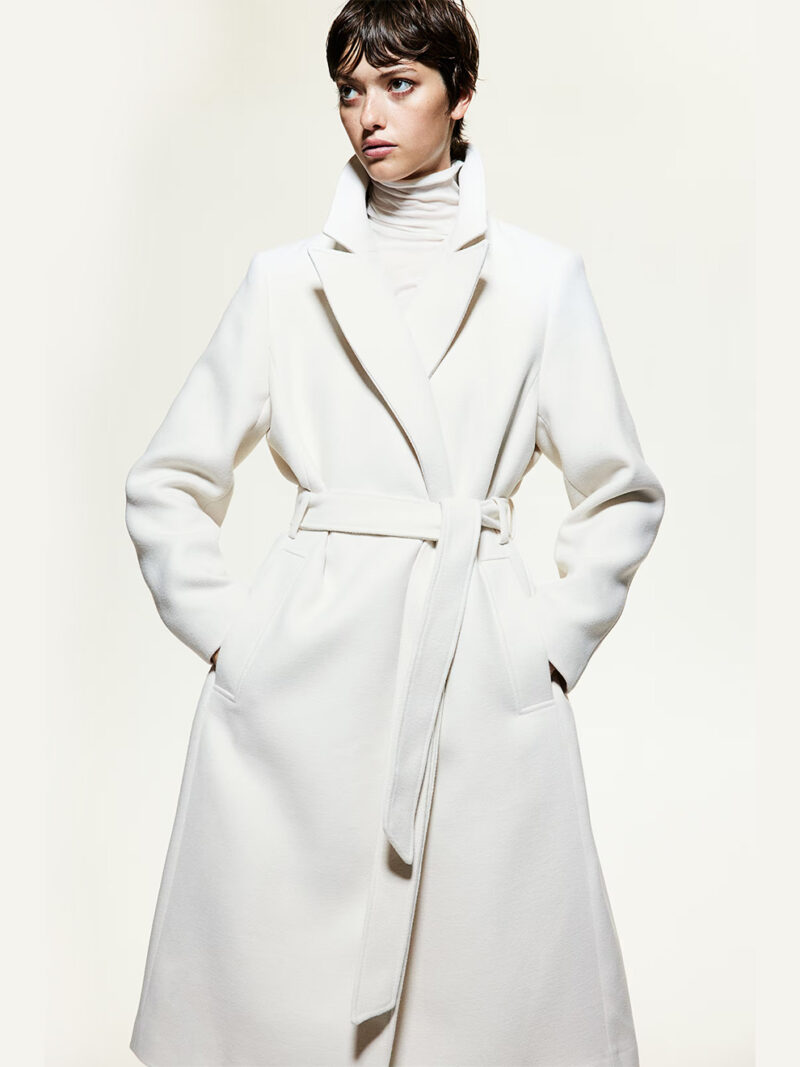 Tie Belt Coat