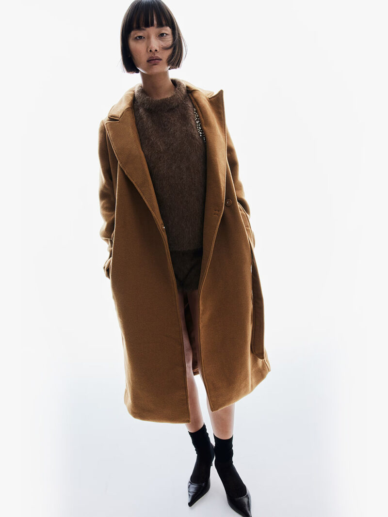 Tie Belt Coat
