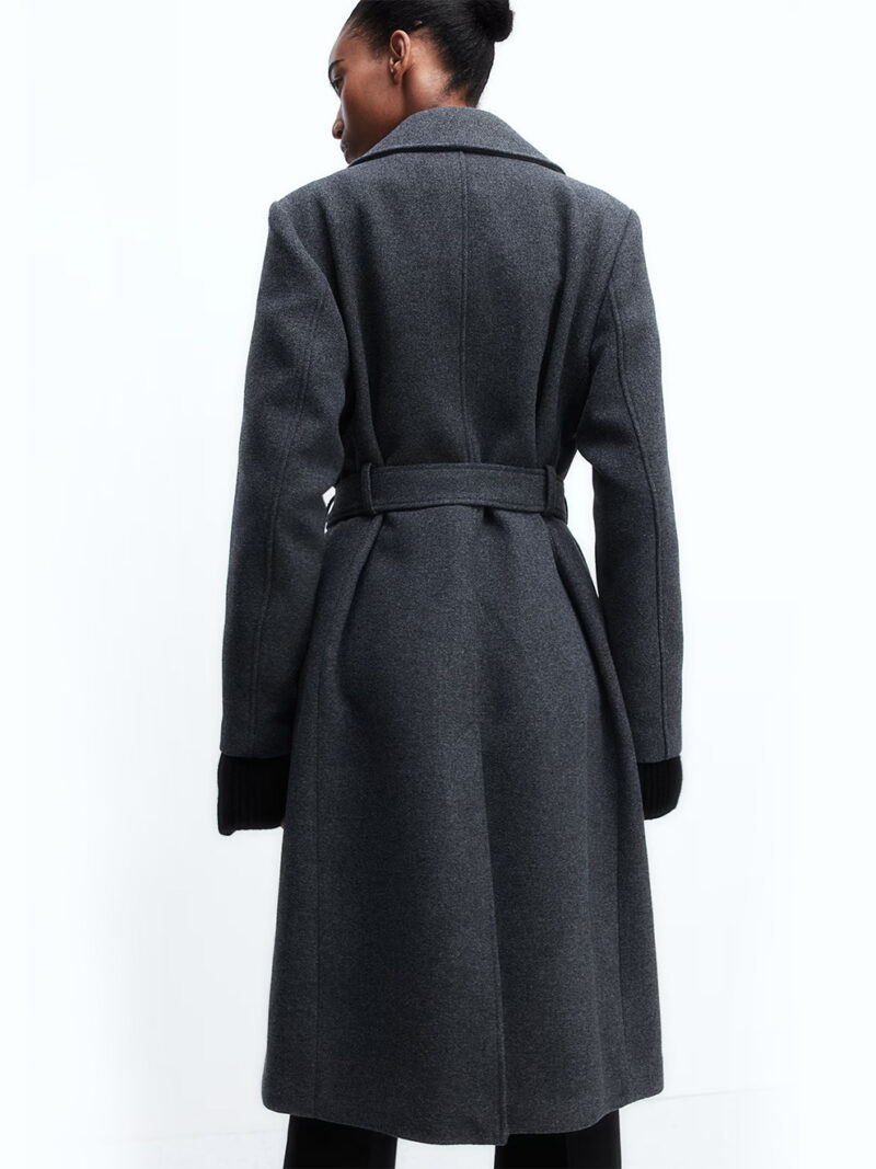 Tie Belt Coat