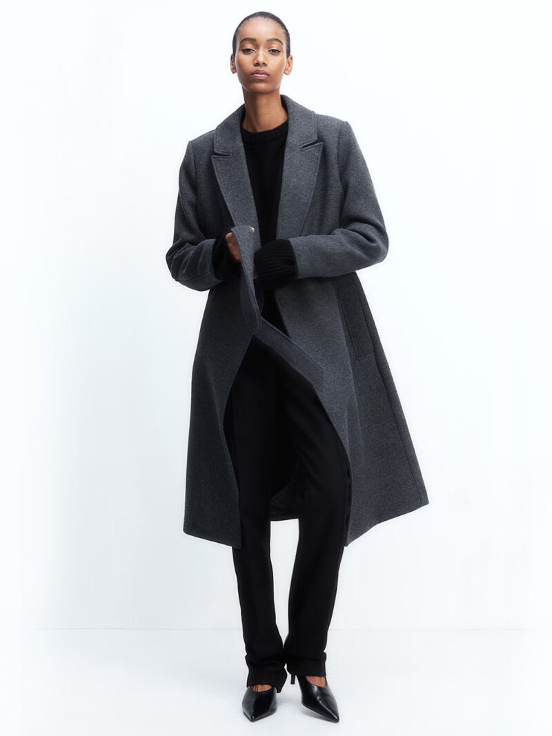 Tie Belt Coat