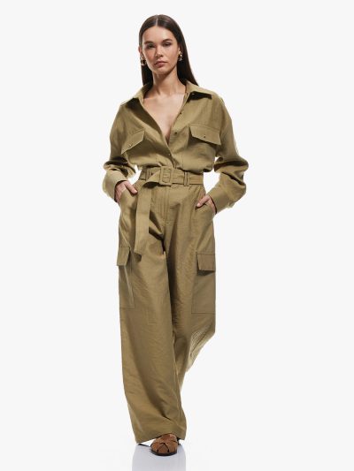 Wide Leg Pants With Pockets