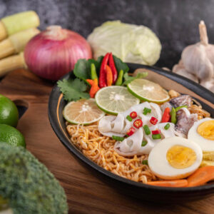 Combo Noodles With Squid