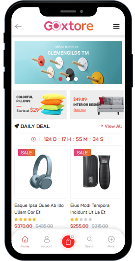 Home Mobile 2 - Goxtore - Multi Vendor MarketPlace WooCommerce WordPress Theme