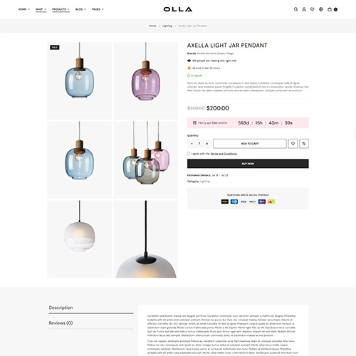 Single Product Style3 - Olla | Multipurpose Woocommerce Wordpress Theme| WPThemeGo