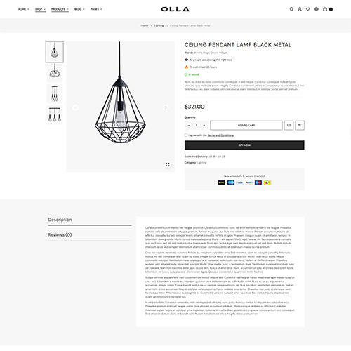 Single Product Thumbnail Left - Olla | Multipurpose Woocommerce Wordpress Theme| WPThemeGo