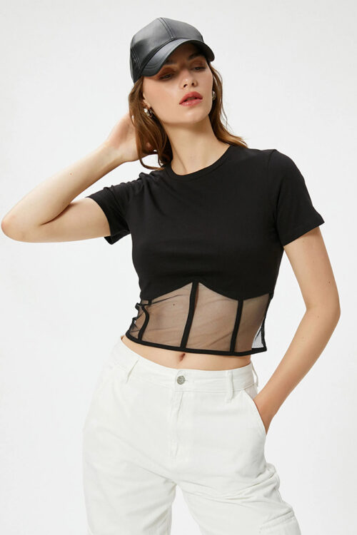 Corset Crop Top and Tulle