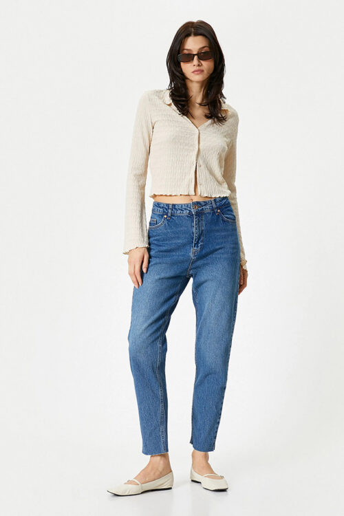 High Waisted Slim Jeans