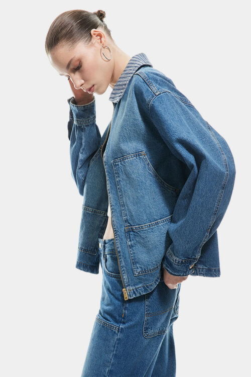 Vintage Plus Size Denim Jacket